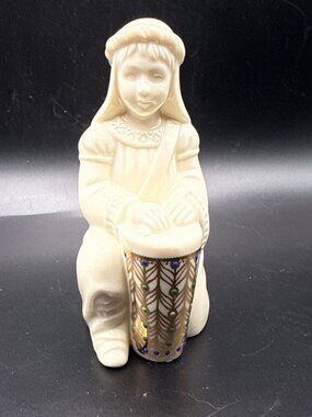 Lenox Vintage Jewels Nativity Drummer Boy Figurine 5" Discontinued No Box